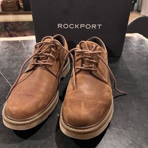 Rockport Men's Brown Leather Oxfords